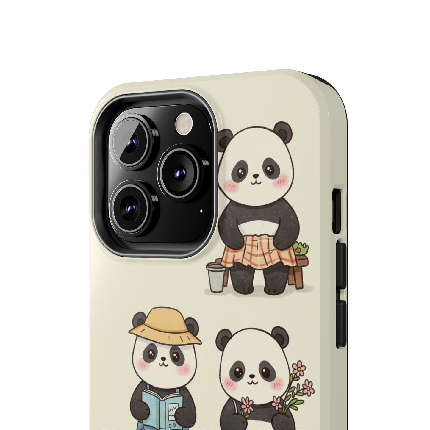 Cute Panda Tough Phone Cases | Stylish Phone Cover, Gifts for Animal Lovers, Kids Accessories, Cute Phone Protector, Fun Design