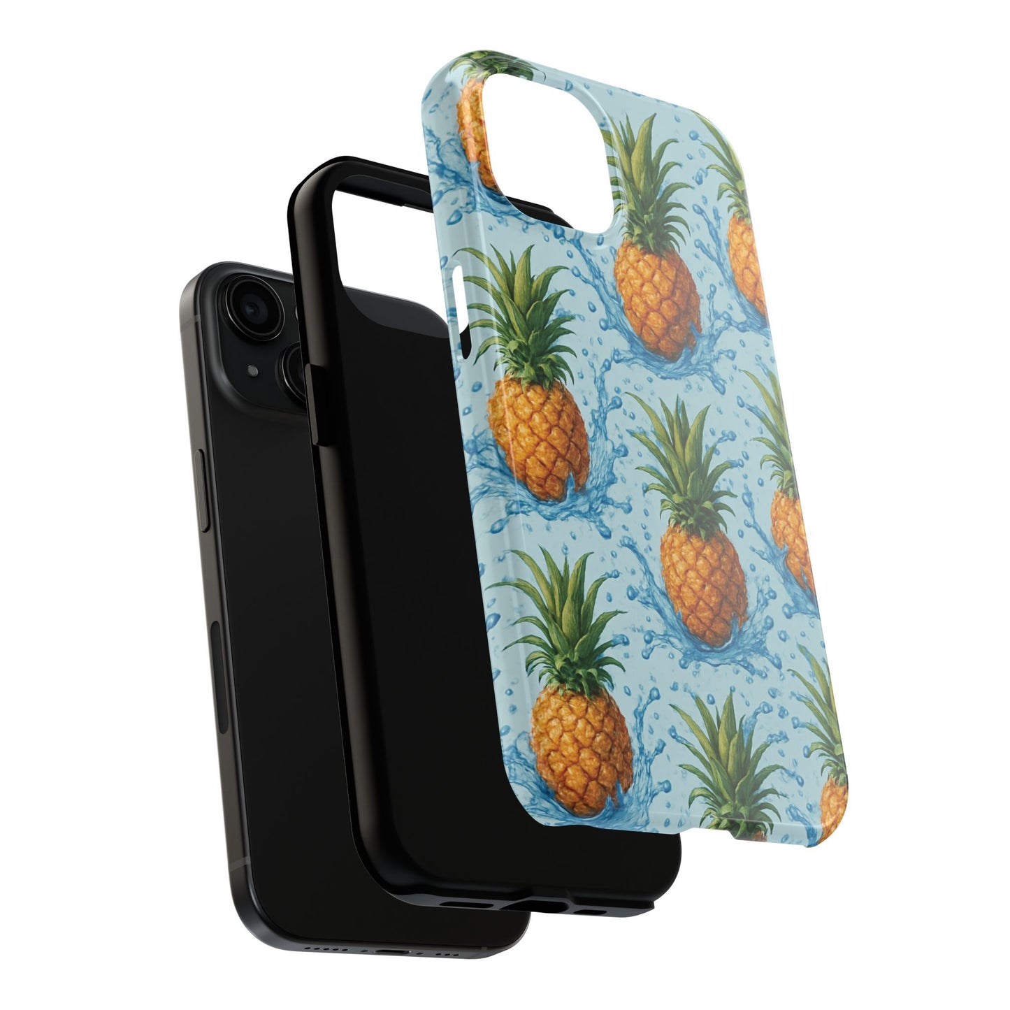 Tropical Pineapple Phone Case, Tough Phone Case, Pineapple Lovers Gift, Summer Vibe Accessory, Cute Phone Cover, Vacation Essentials