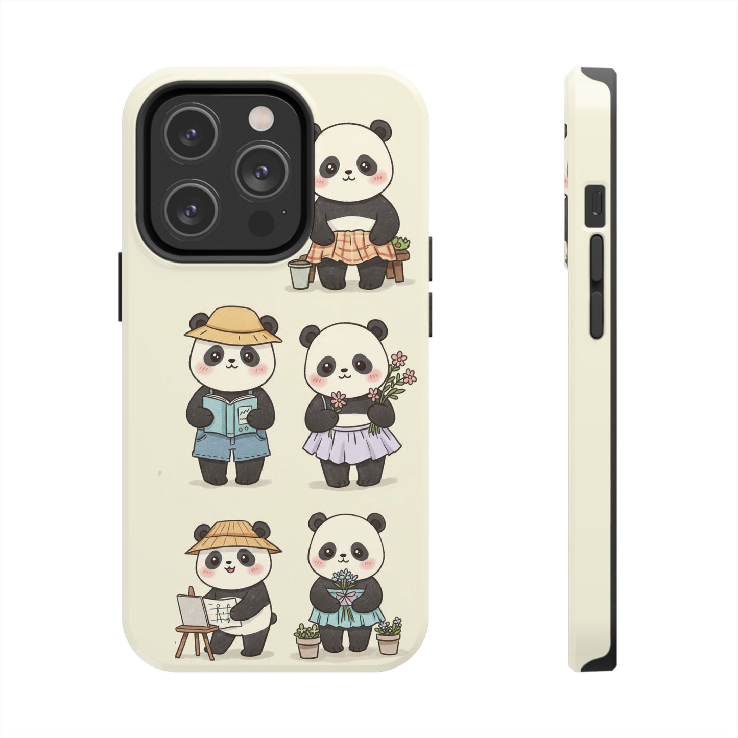 Cute Panda Tough Phone Cases | Stylish Phone Cover, Gifts for Animal Lovers, Kids Accessories, Cute Phone Protector, Fun Design