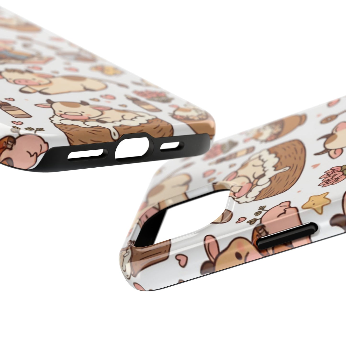 Cute Cow Phone Case, Tough Cow Themed Case, Animal Lover Gift, Durable Phone Protector, Fun Cow Print Design, Ideal for Birthdays