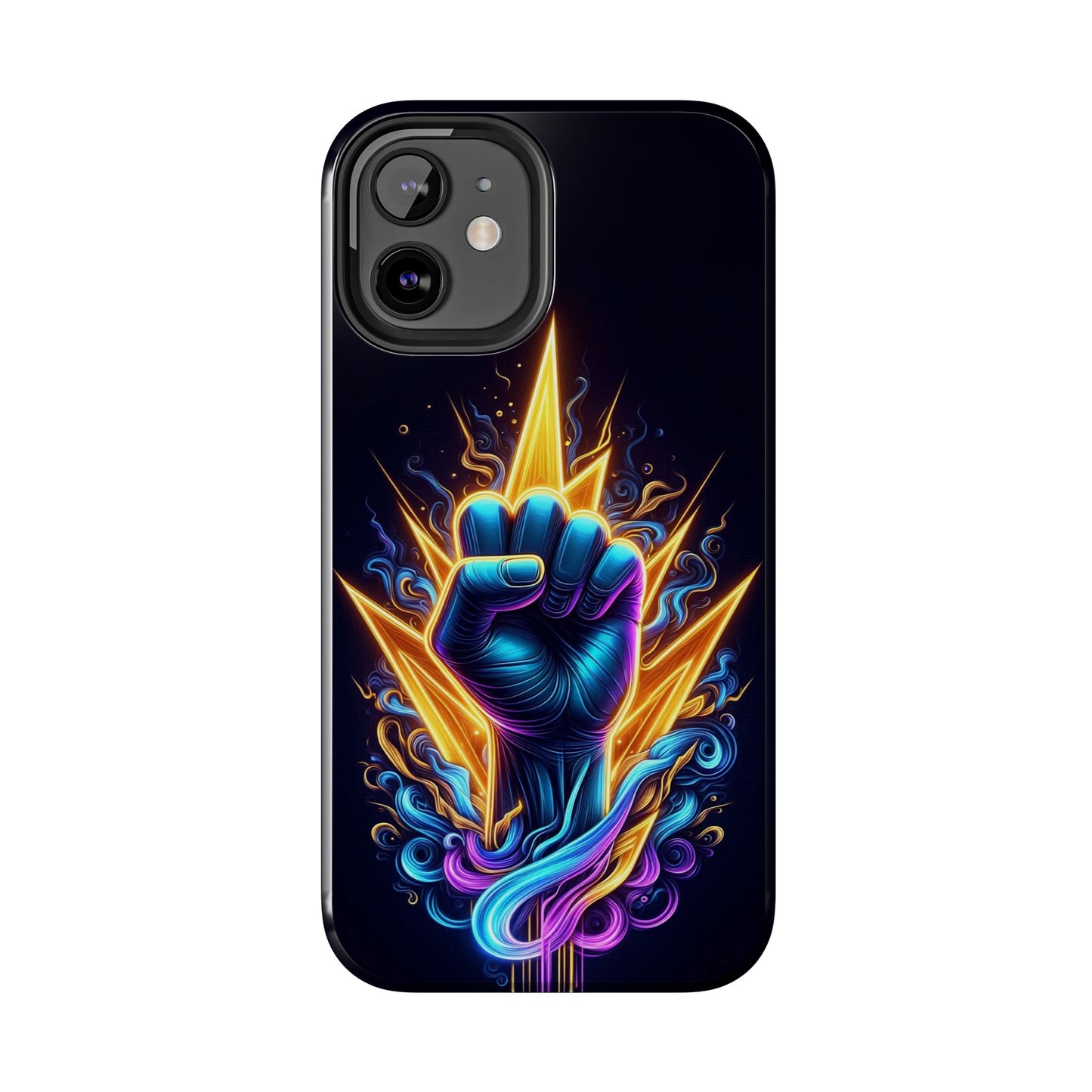 Vibrant Tough Phone Case, Unique Phone Protector, Gift for Him, Colorful Smartphone Cover, Inspirational Design