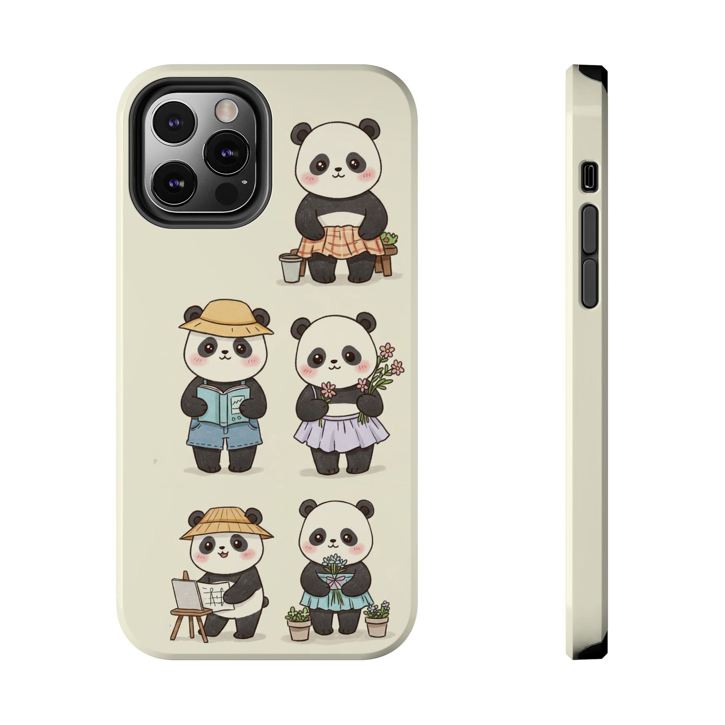 Cute Panda Tough Phone Cases | Stylish Phone Cover, Gifts for Animal Lovers, Kids Accessories, Cute Phone Protector, Fun Design