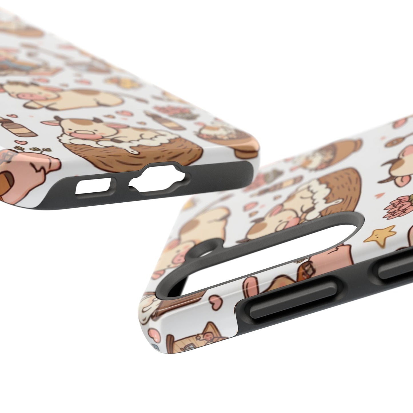 Cute Cow Phone Case, Tough Cow Themed Case, Animal Lover Gift, Durable Phone Protector, Fun Cow Print Design, Ideal for Birthdays