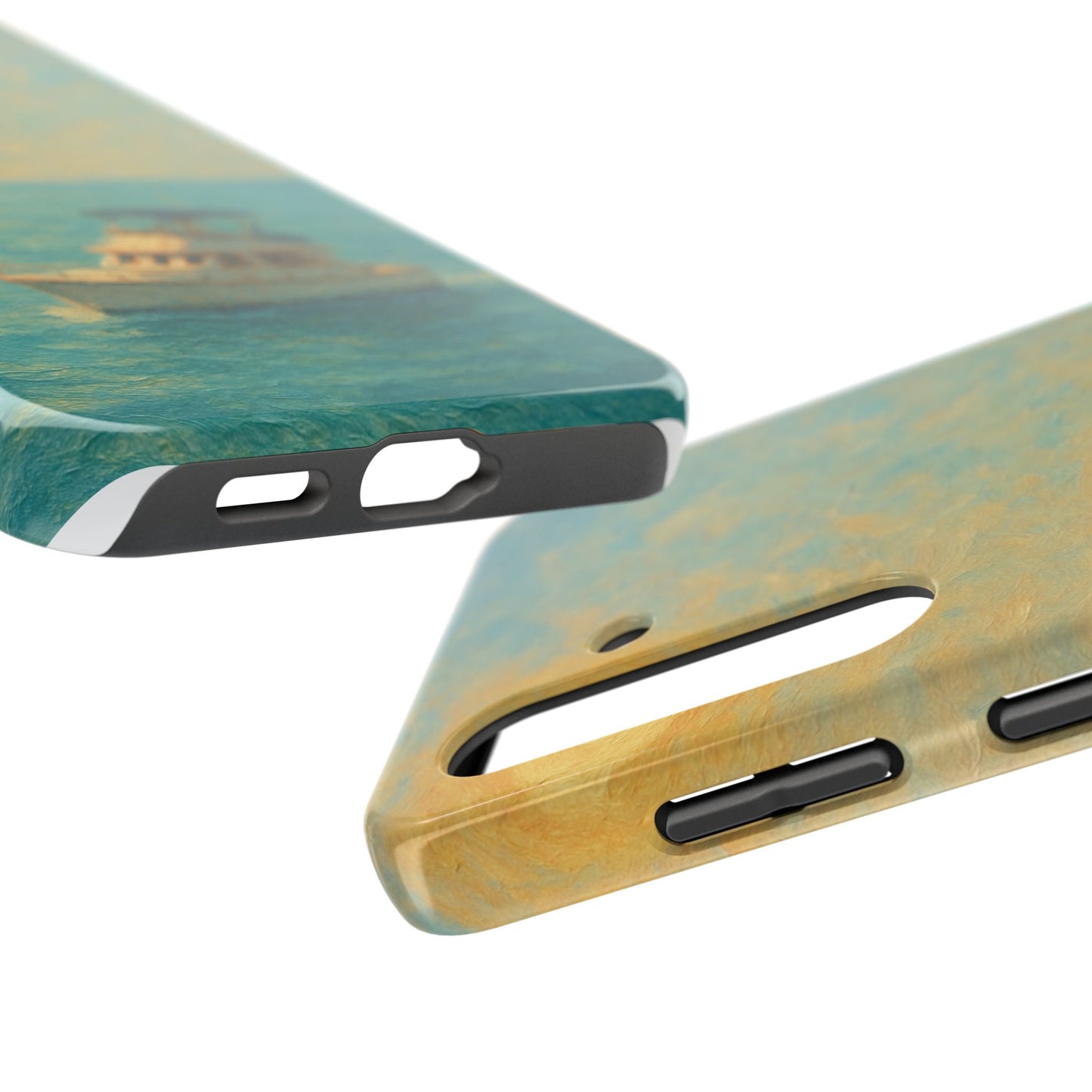 Scenic Ocean Phone Case, Nautical Tough Cases, Beach Lover Gift, Sailboat Decor, Coastal Home Accessories