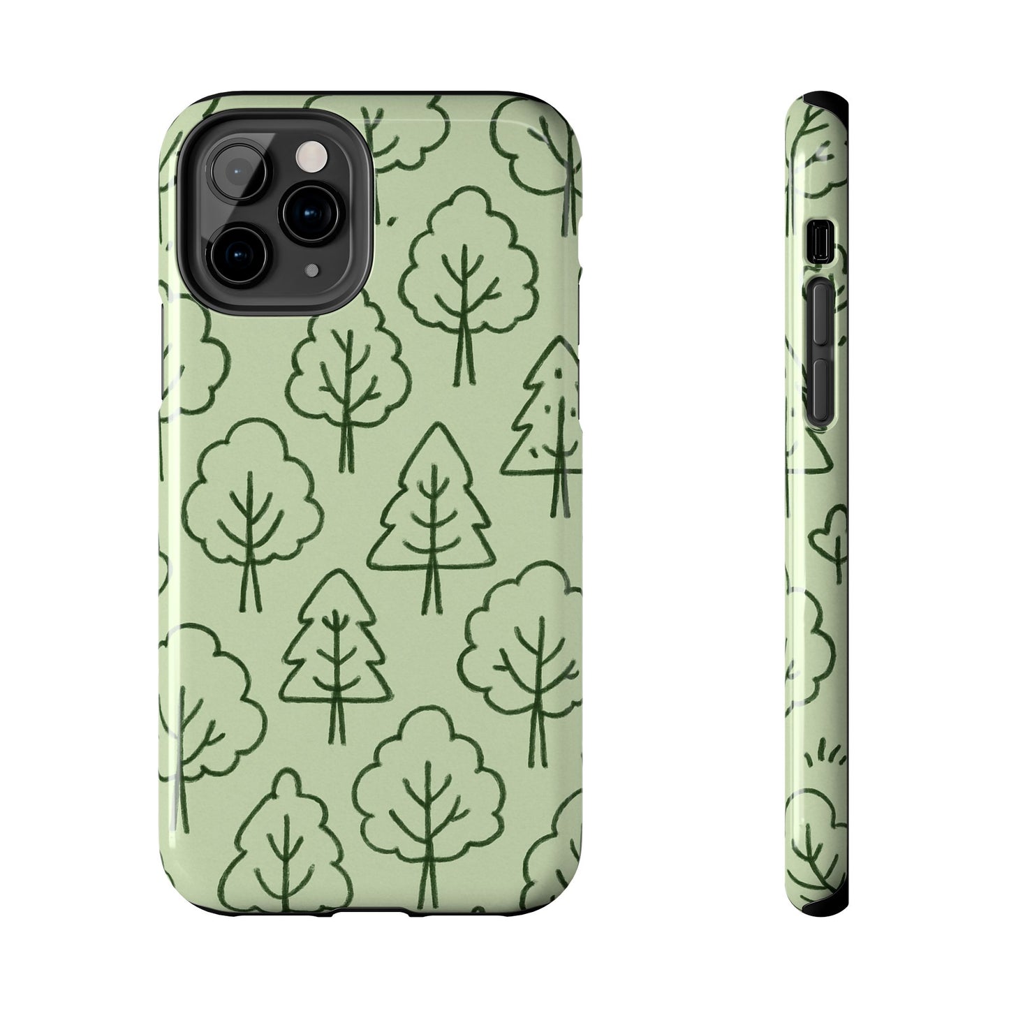 Nature-Inspired Tough Phone Cases | Forest Pattern, Eco-Friendly Design, Gift for Nature Lovers, Outdoor Enthusiasts, Phone Protection