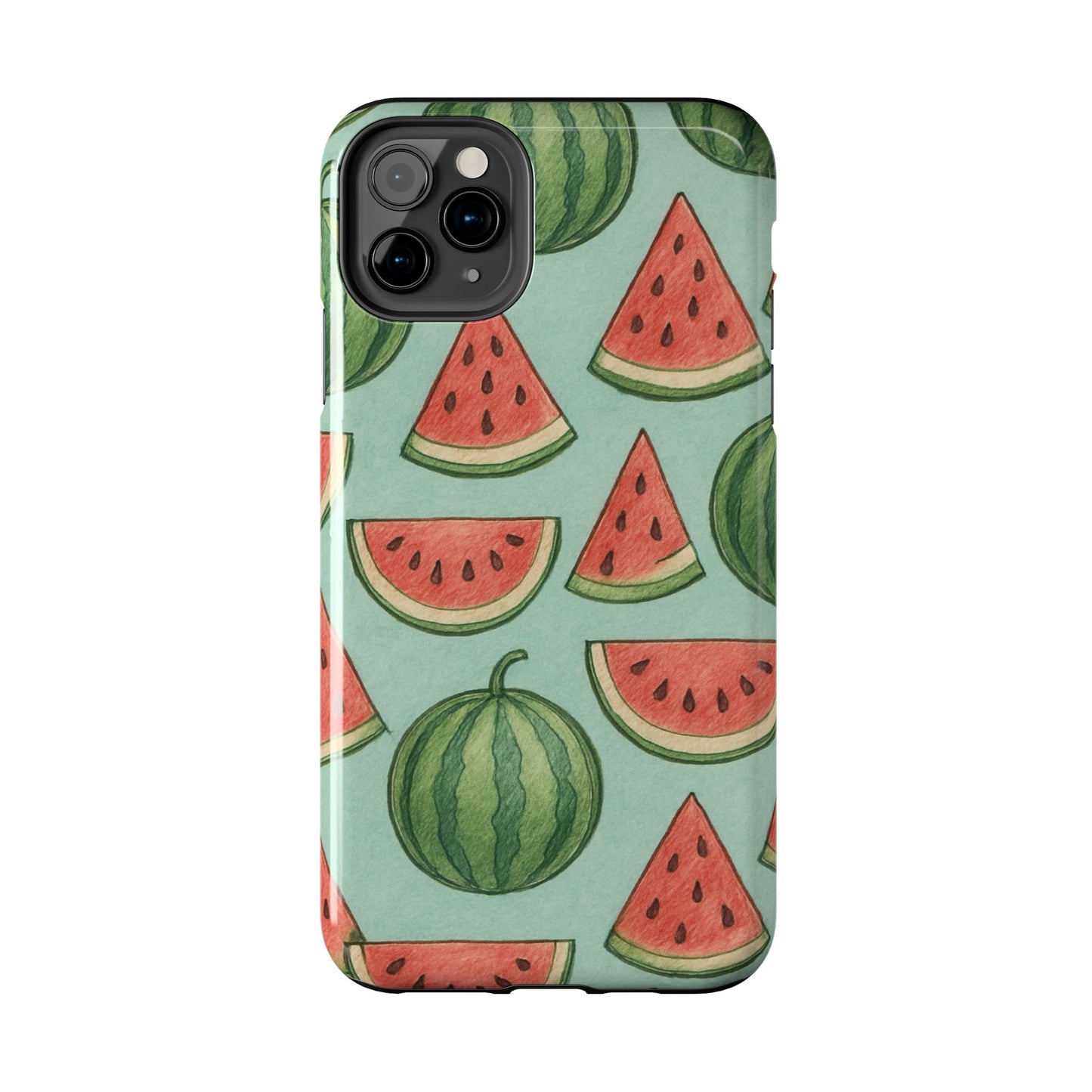 Fun Watermelon Phone Cases, Summer Phone Cover, Cute Fruit Case, Unique Cell Phone Accessory, Gift for Her, Phone Protection