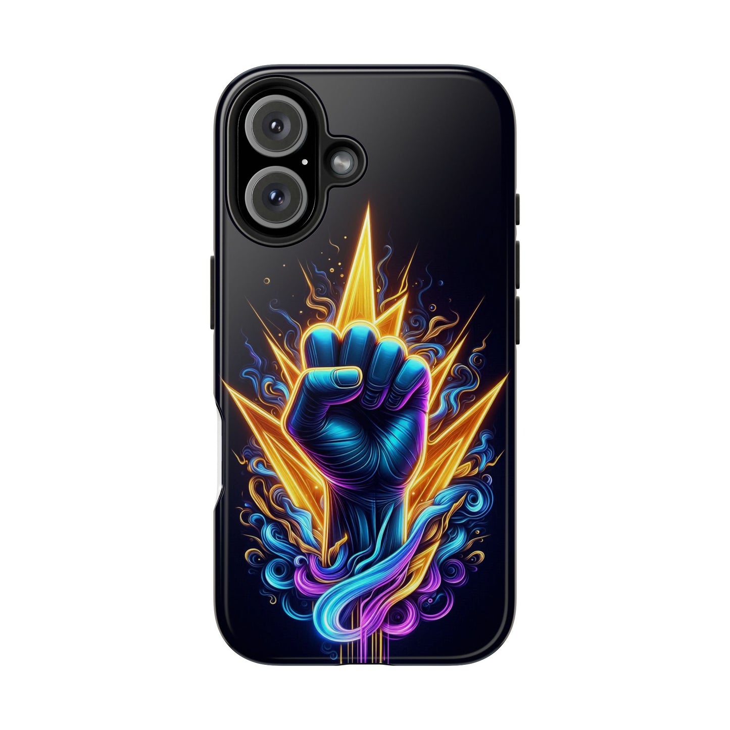 Vibrant Tough Phone Case, Unique Phone Protector, Gift for Him, Colorful Smartphone Cover, Inspirational Design