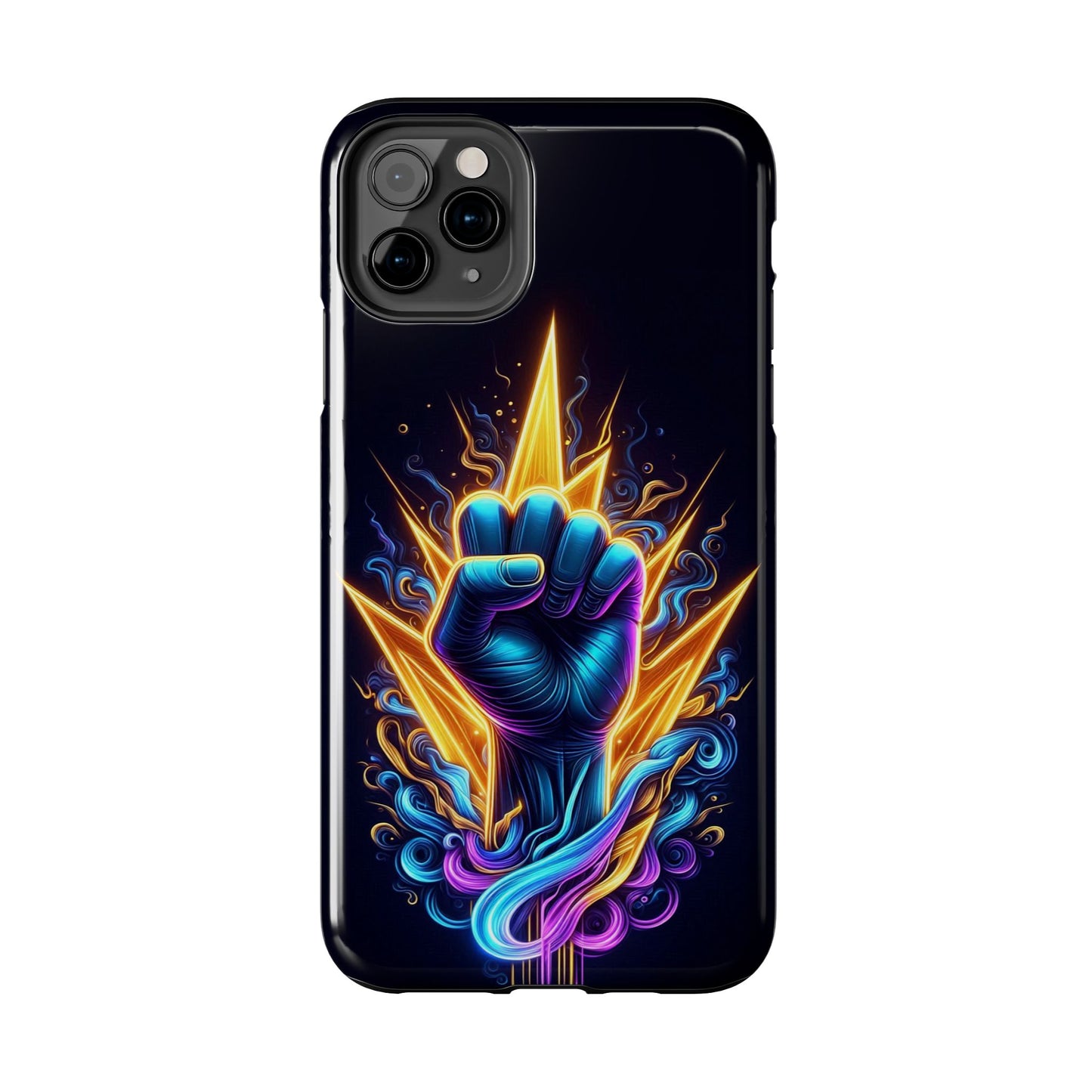 Vibrant Tough Phone Case, Unique Phone Protector, Gift for Him, Colorful Smartphone Cover, Inspirational Design