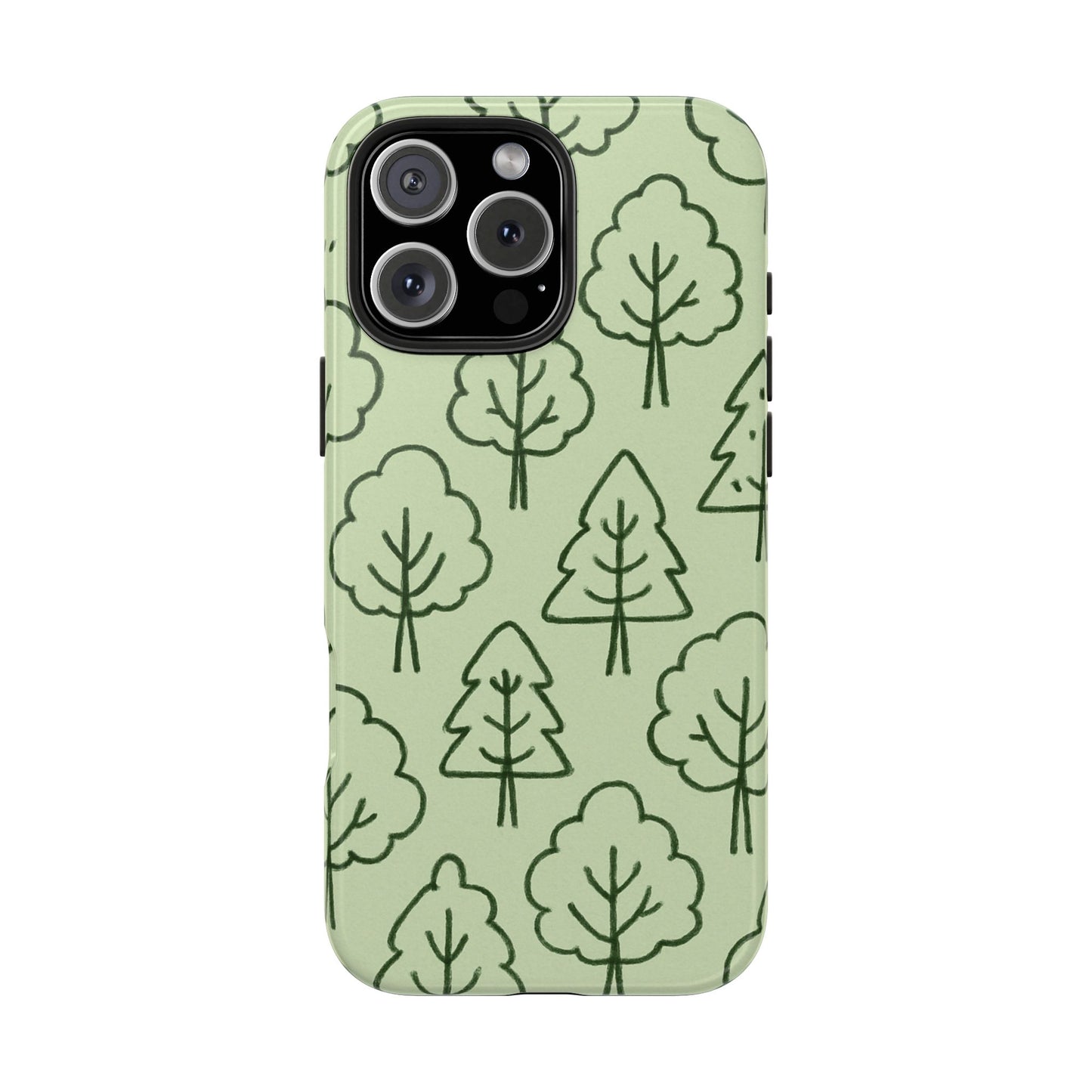 Nature-Inspired Tough Phone Cases | Forest Pattern, Eco-Friendly Design, Gift for Nature Lovers, Outdoor Enthusiasts, Phone Protection