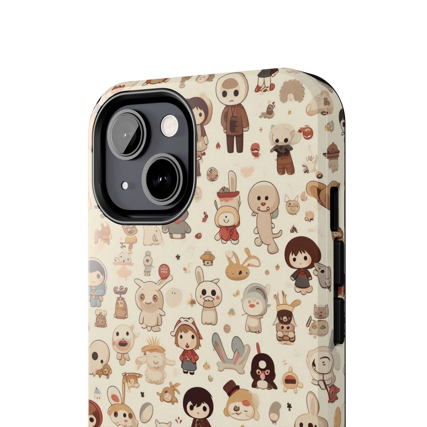 Cute Character Phone Case, Durable Phone Cover, Kawaii Phone Cases, Unique Phone Accessories, Gift for Kids and Teens