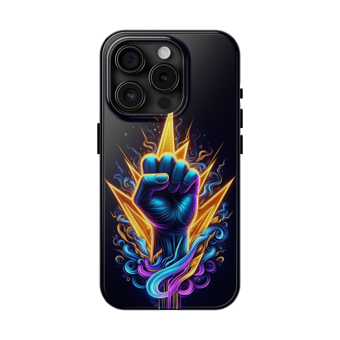 Vibrant Tough Phone Case, Unique Phone Protector, Gift for Him, Colorful Smartphone Cover, Inspirational Design