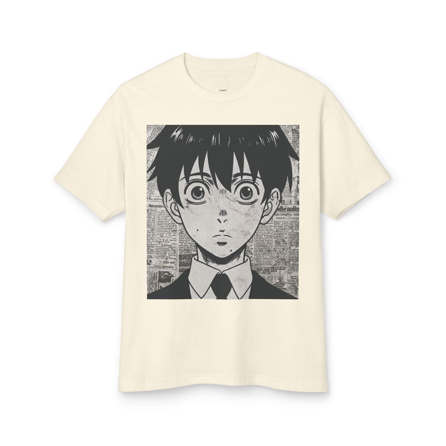 Anime Inspired Heavyweight Cotton Tee | Casual Streetwear, Gift for Fans, Graphic Tee, Comfortable Everyday Wear, Unique Style