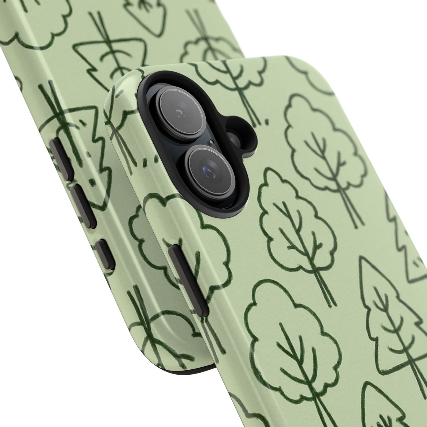 Nature-Inspired Tough Phone Cases | Forest Pattern, Eco-Friendly Design, Gift for Nature Lovers, Outdoor Enthusiasts, Phone Protection