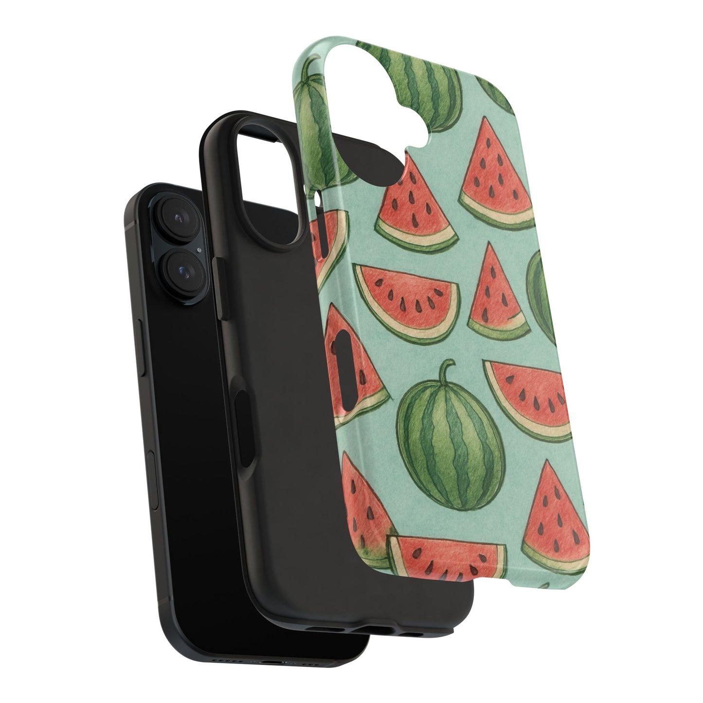 Fun Watermelon Phone Cases, Summer Phone Cover, Cute Fruit Case, Unique Cell Phone Accessory, Gift for Her, Phone Protection