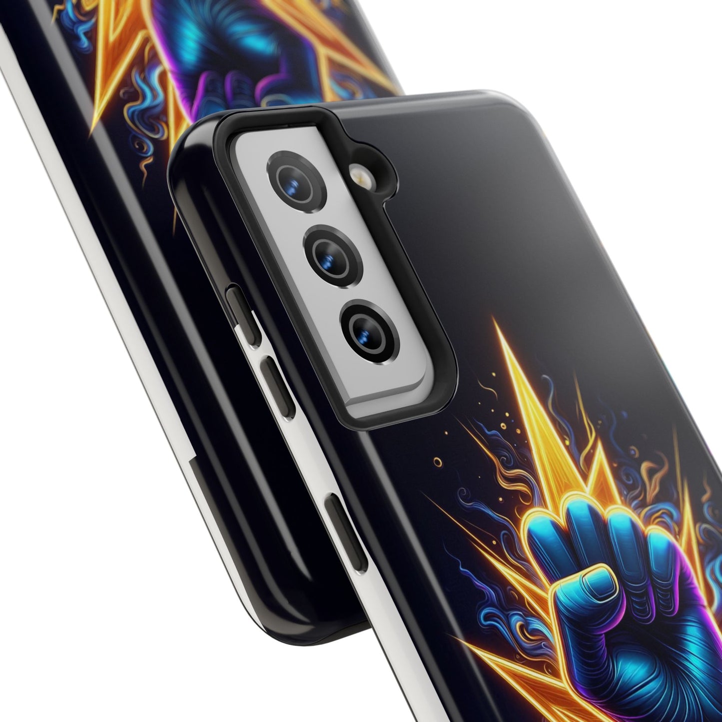 Vibrant Tough Phone Case, Unique Phone Protector, Gift for Him, Colorful Smartphone Cover, Inspirational Design