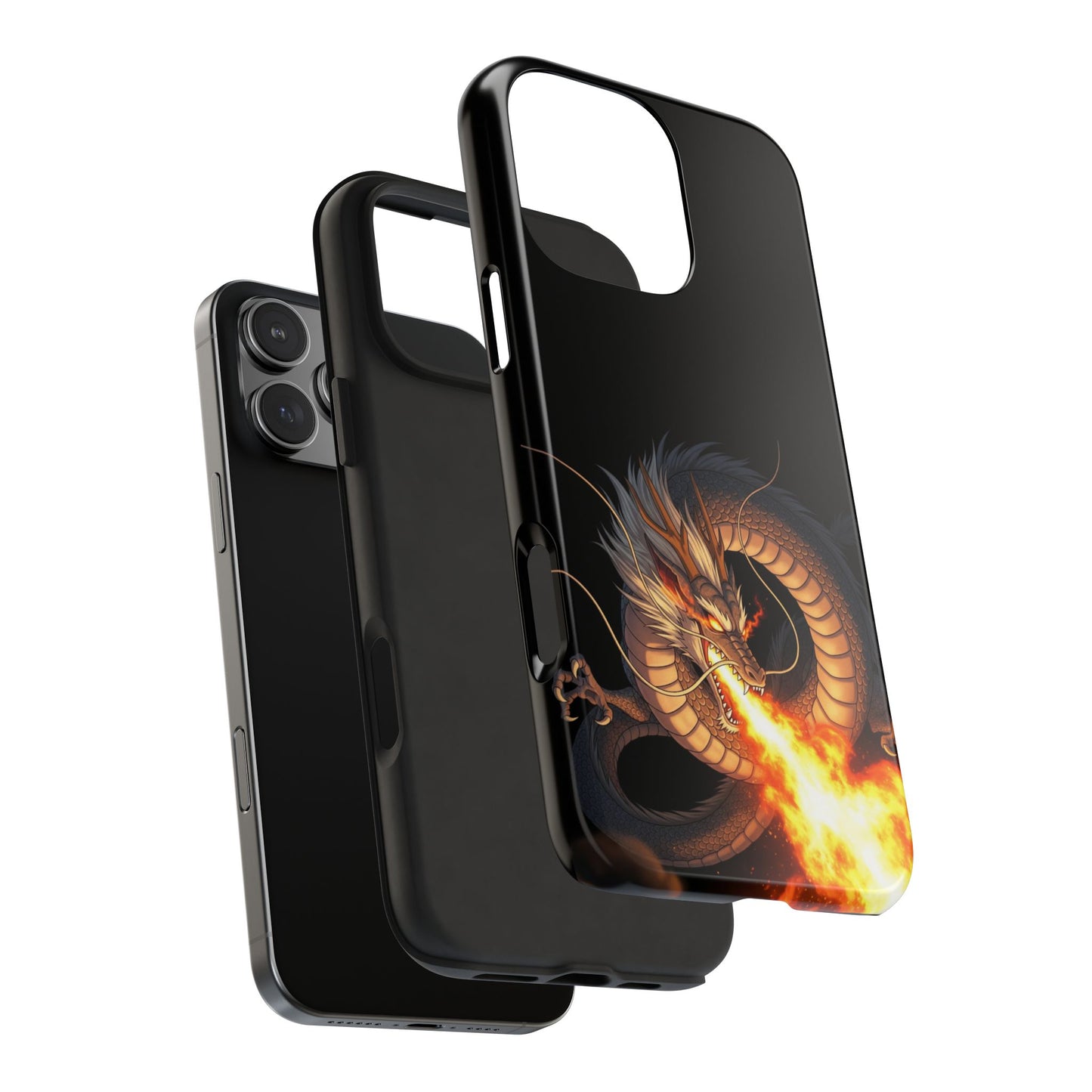 Dragon Fire Phone Case | Tough & Stylish, Perfect for Gamers, Gift for Tech Lovers, Protective Accessory, Adjustable Fit