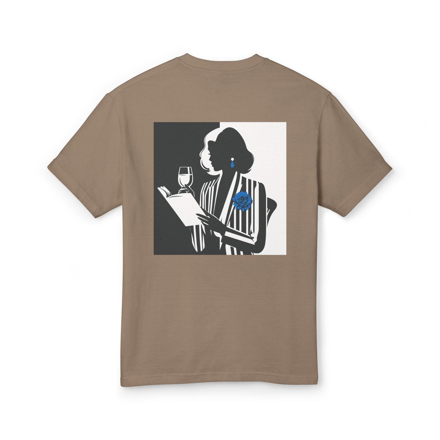 Chic Woman's Art Tee - Unisex Heavyweight Cotton T-Shirt with Stylish Design