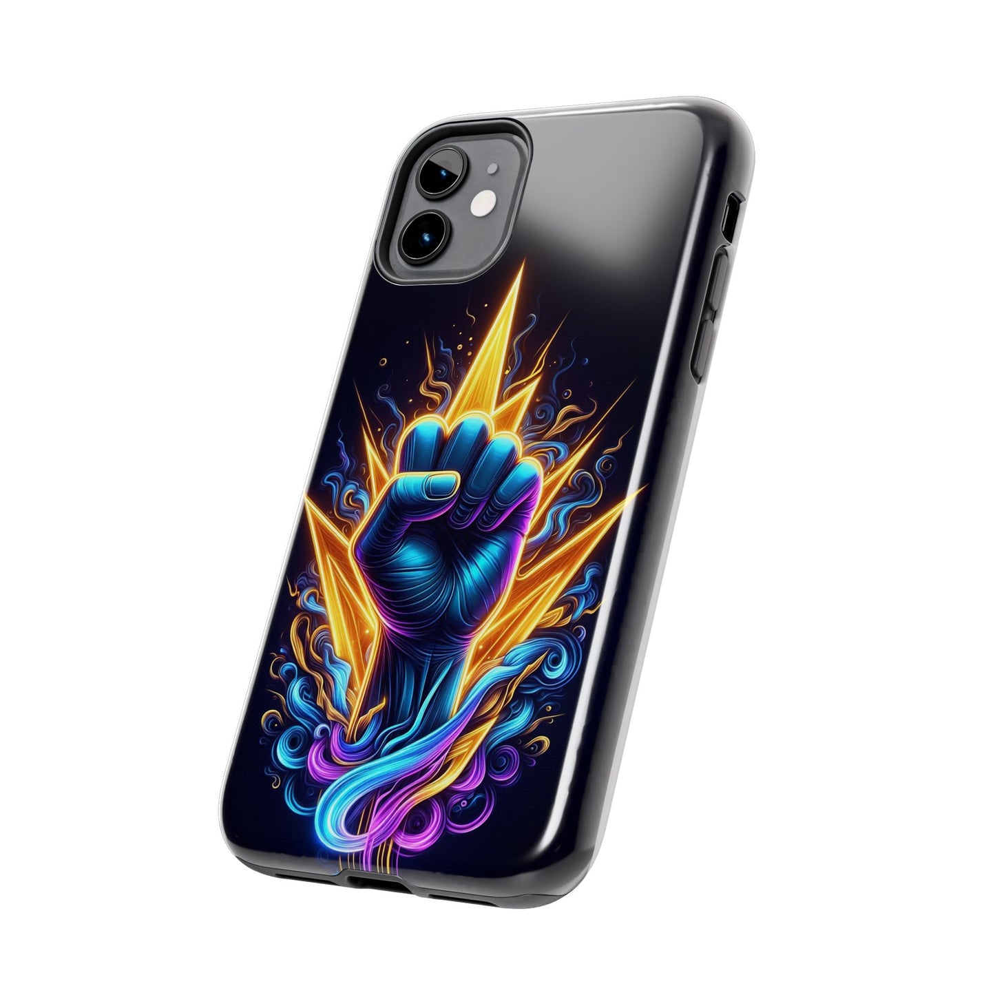 Vibrant Tough Phone Case, Unique Phone Protector, Gift for Him, Colorful Smartphone Cover, Inspirational Design