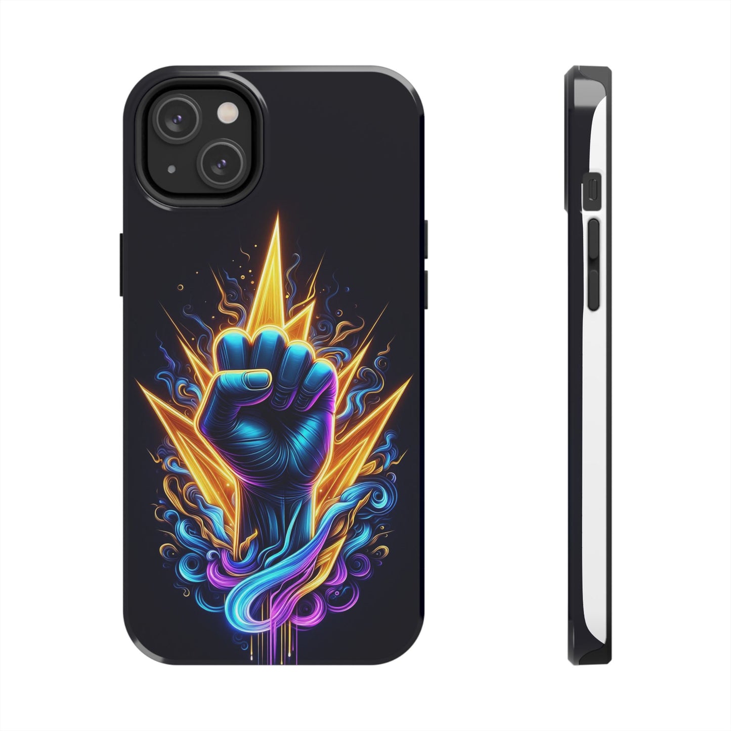 Vibrant Tough Phone Case, Unique Phone Protector, Gift for Him, Colorful Smartphone Cover, Inspirational Design
