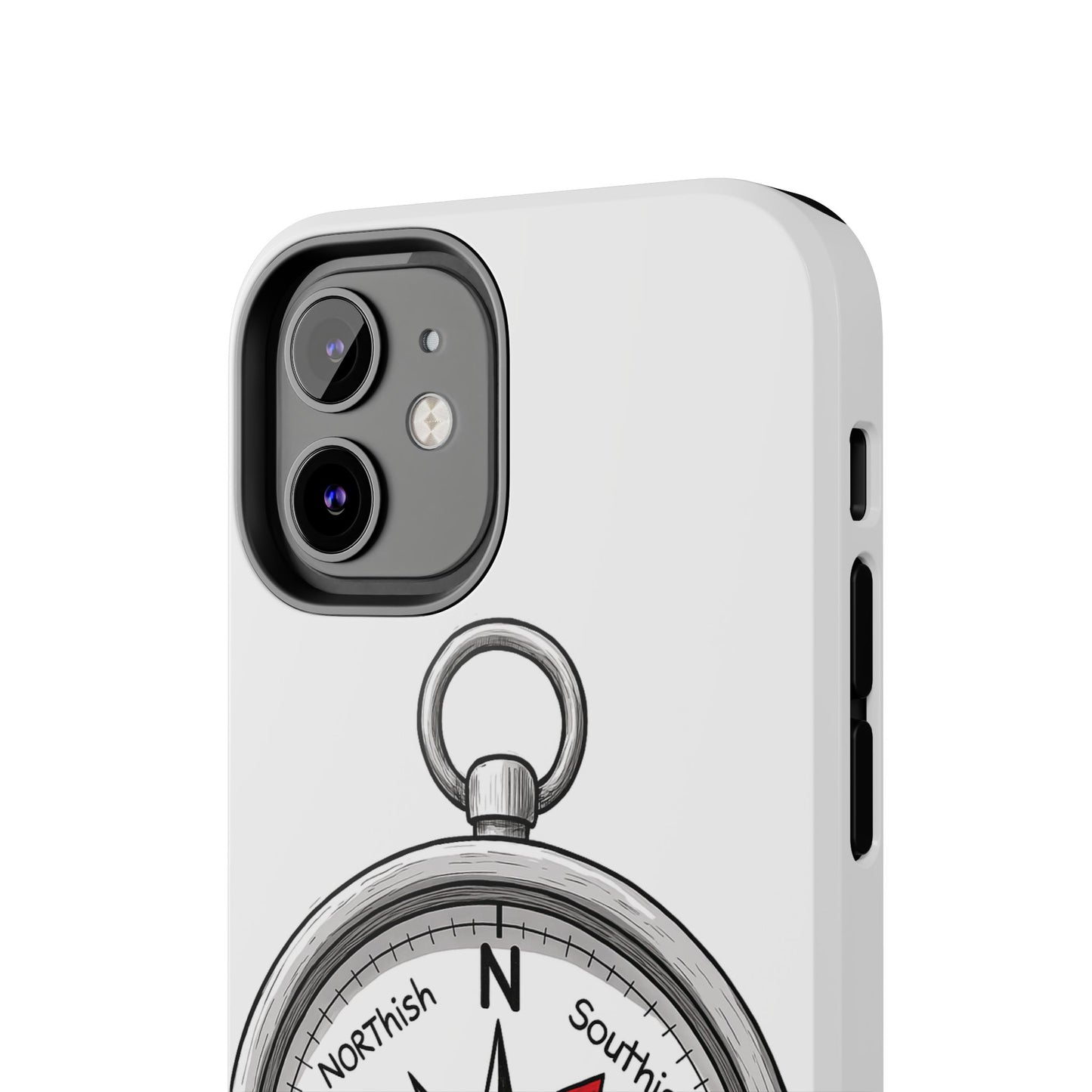 Compass Phone Case | Adventure Ready Tough Case, Gifts for Travelers, Unique Phone Accessories, Birthday Present, Personalized Design