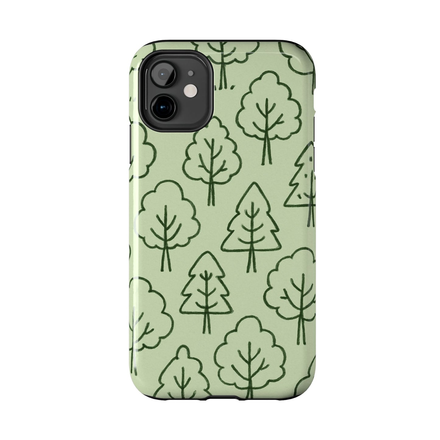 Nature-Inspired Tough Phone Cases | Forest Pattern, Eco-Friendly Design, Gift for Nature Lovers, Outdoor Enthusiasts, Phone Protection