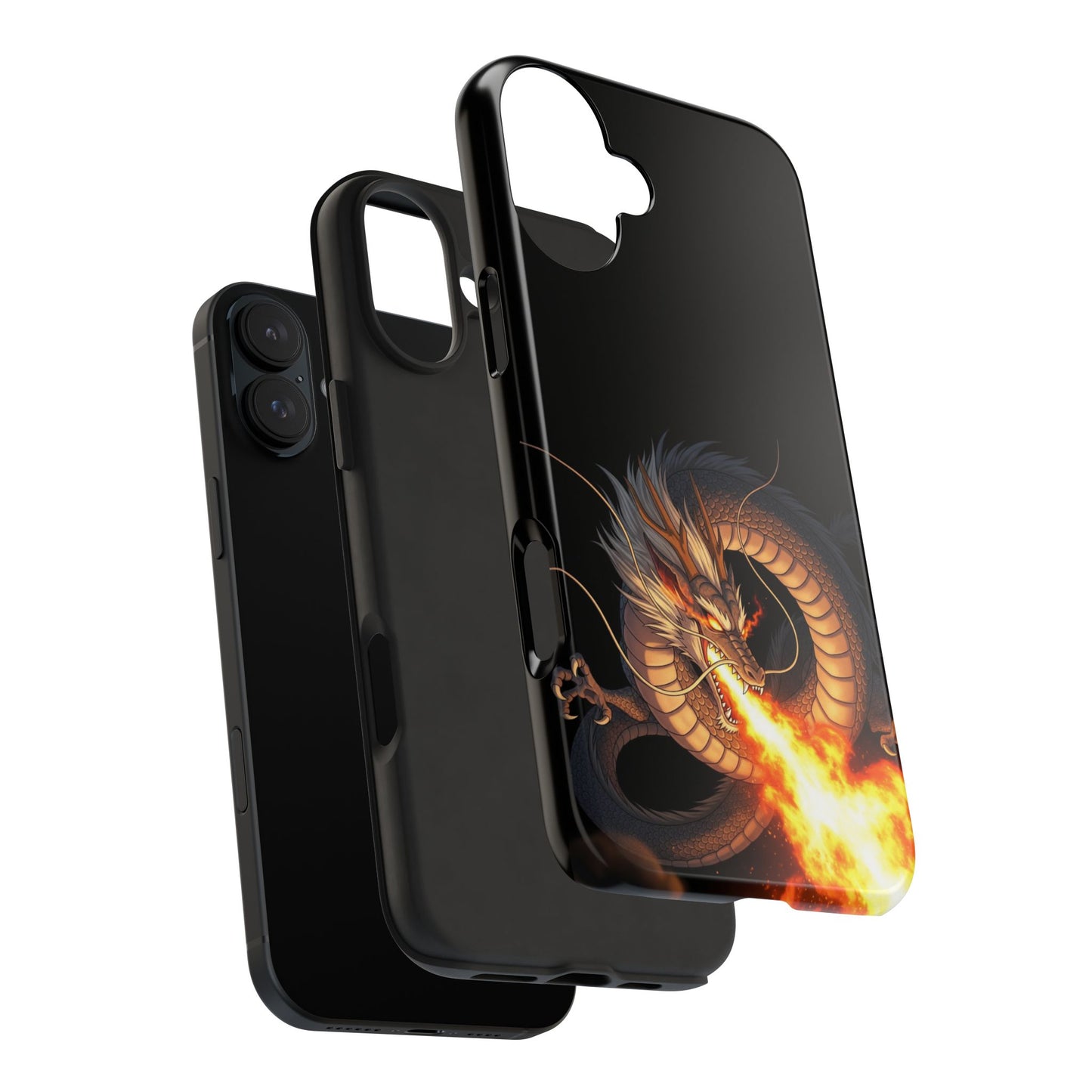 Dragon Fire Phone Case | Tough & Stylish, Perfect for Gamers, Gift for Tech Lovers, Protective Accessory, Adjustable Fit