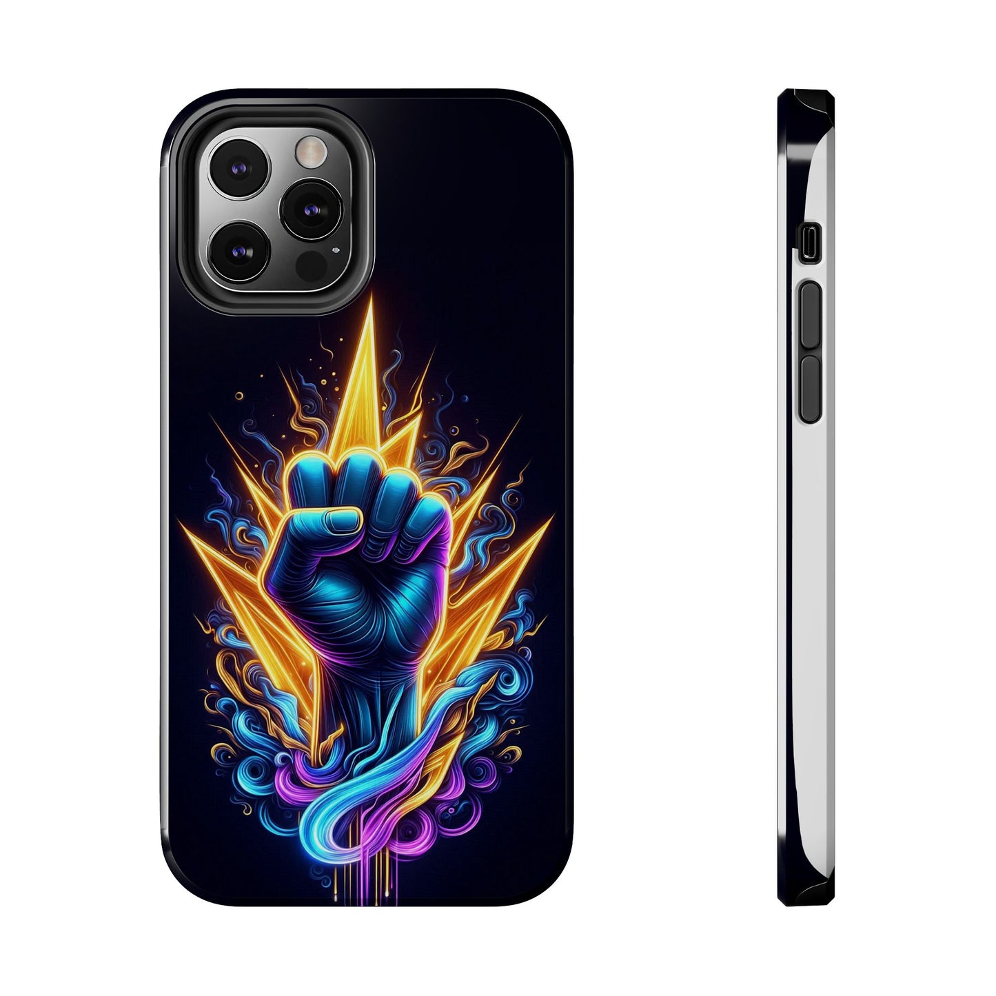 Vibrant Tough Phone Case, Unique Phone Protector, Gift for Him, Colorful Smartphone Cover, Inspirational Design