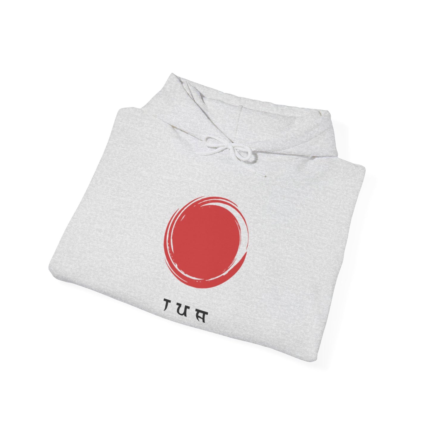 Japanese-Inspired Unisex Heavy Blend™ Hoodie - Minimalist Cloud & Circle Design