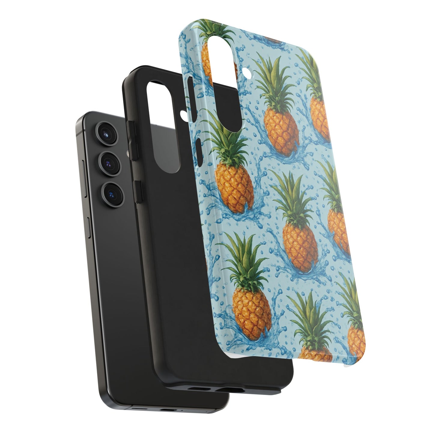 Tropical Pineapple Phone Case, Tough Phone Case, Pineapple Lovers Gift, Summer Vibe Accessory, Cute Phone Cover, Vacation Essentials
