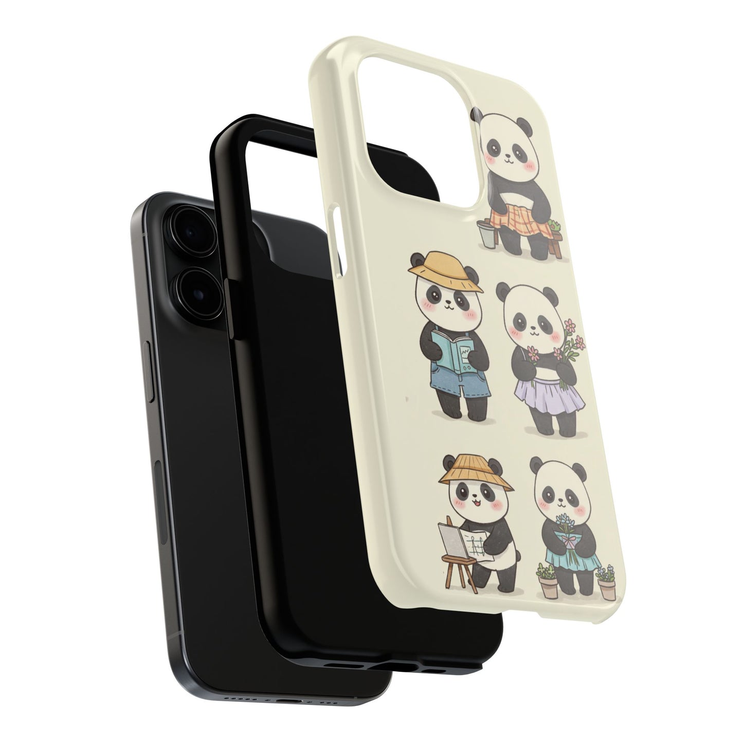 Cute Panda Tough Phone Cases | Stylish Phone Cover, Gifts for Animal Lovers, Kids Accessories, Cute Phone Protector, Fun Design