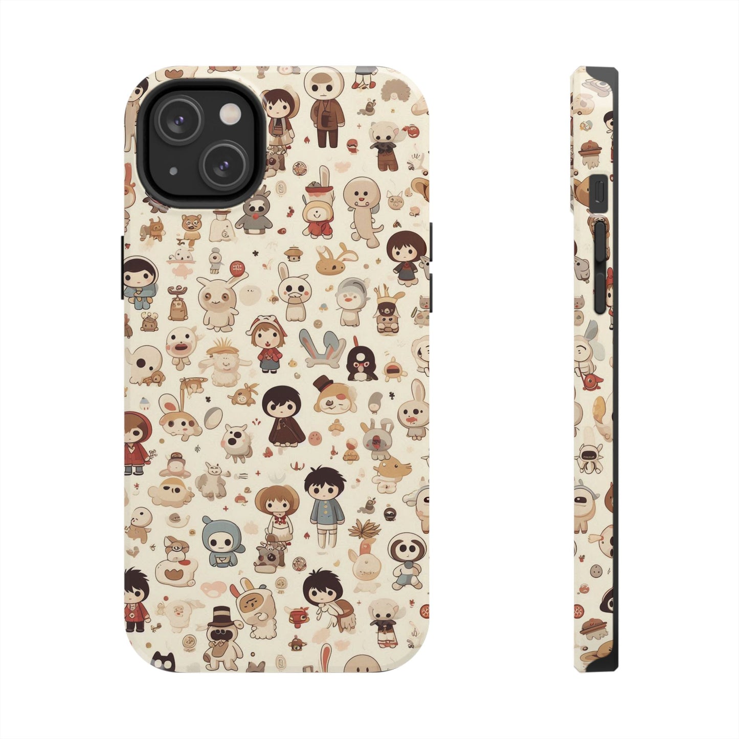 Cute Character Phone Case, Durable Phone Cover, Kawaii Phone Cases, Unique Phone Accessories, Gift for Kids and Teens