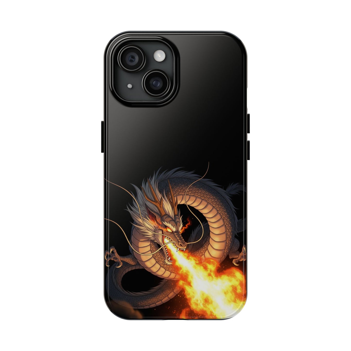 Dragon Fire Phone Case | Tough & Stylish, Perfect for Gamers, Gift for Tech Lovers, Protective Accessory, Adjustable Fit