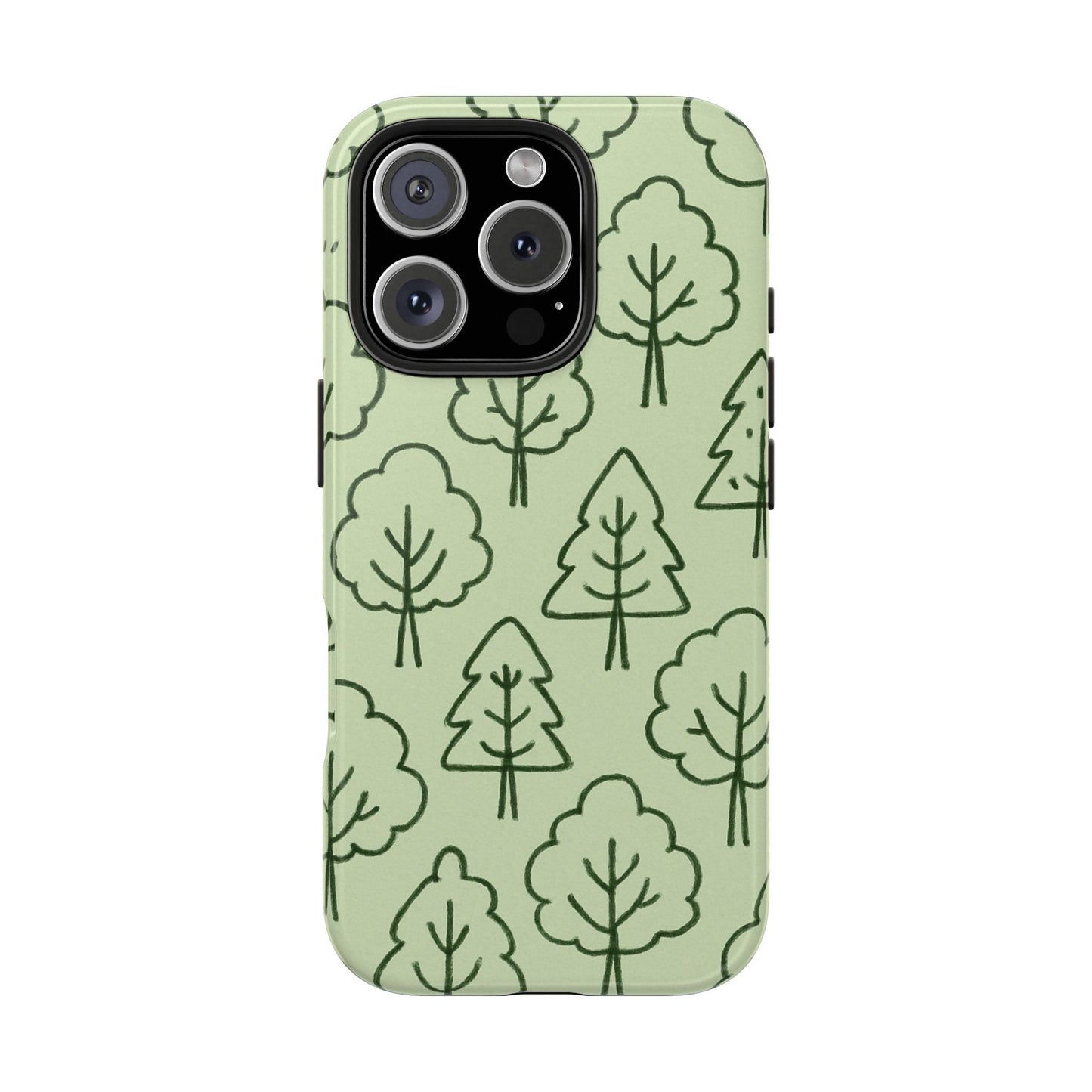 Nature-Inspired Tough Phone Cases | Forest Pattern, Eco-Friendly Design, Gift for Nature Lovers, Outdoor Enthusiasts, Phone Protection
