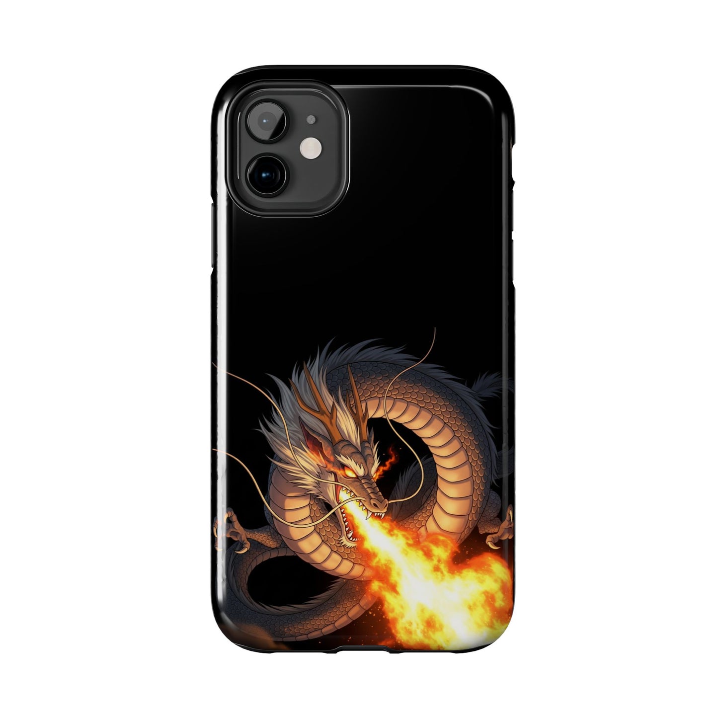 Dragon Fire Phone Case | Tough & Stylish, Perfect for Gamers, Gift for Tech Lovers, Protective Accessory, Adjustable Fit