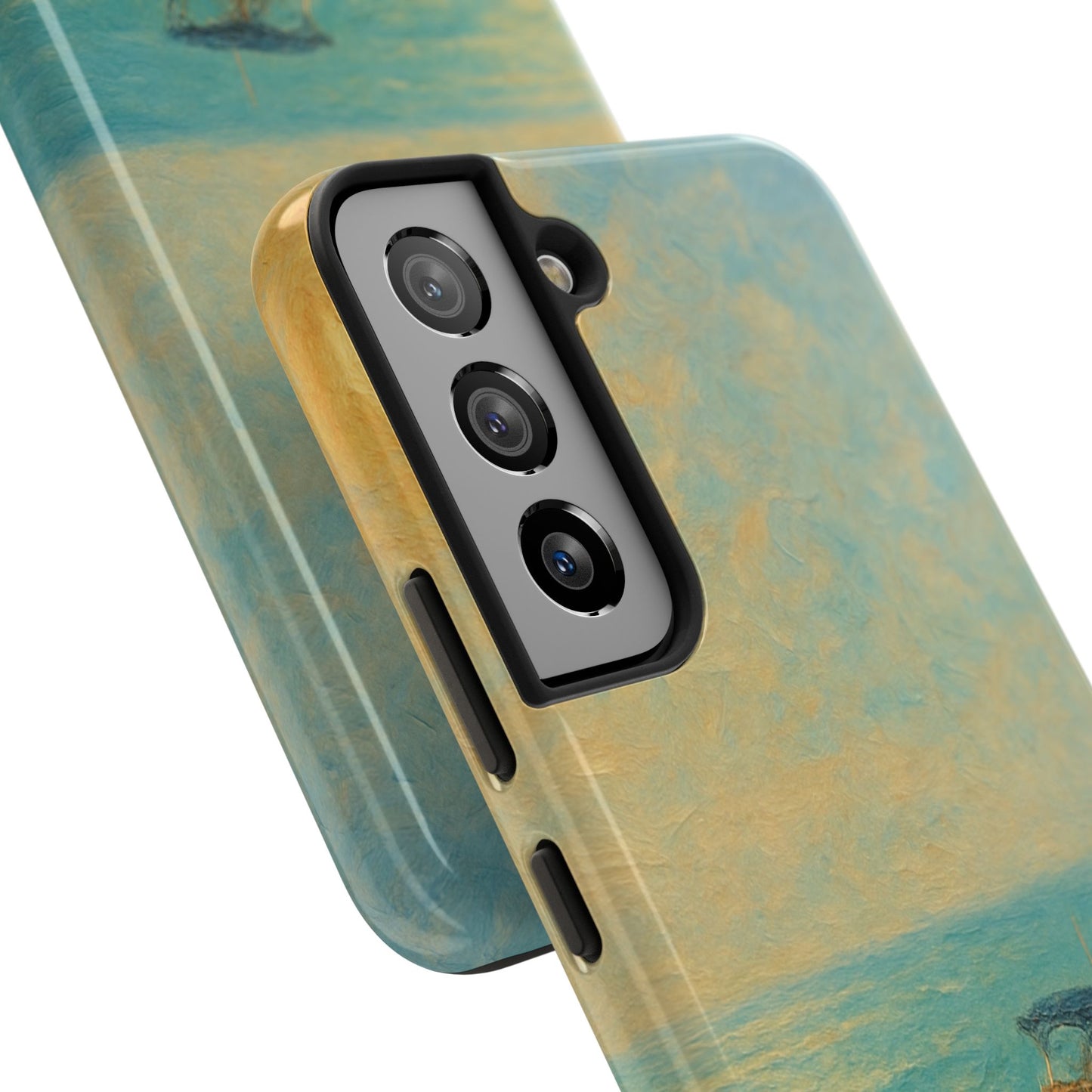 Scenic Ocean Phone Case, Nautical Tough Cases, Beach Lover Gift, Sailboat Decor, Coastal Home Accessories