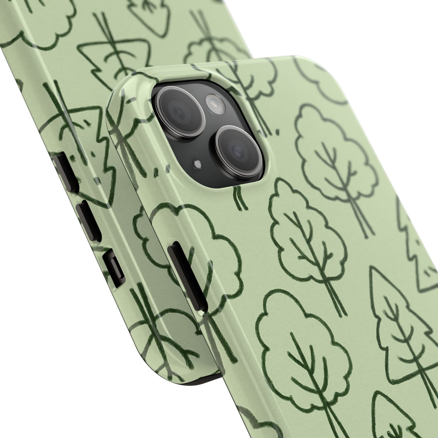 Nature-Inspired Tough Phone Cases | Forest Pattern, Eco-Friendly Design, Gift for Nature Lovers, Outdoor Enthusiasts, Phone Protection