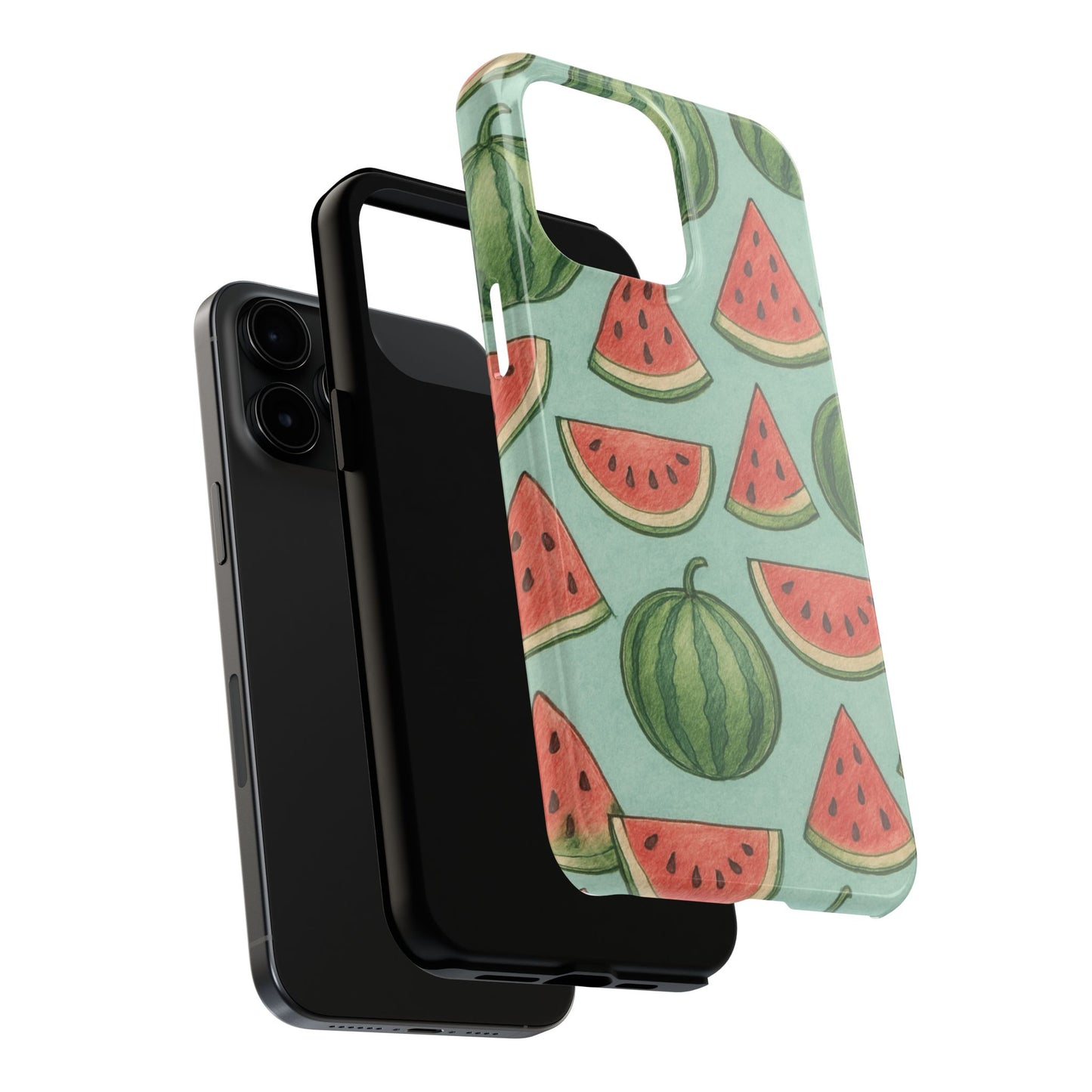 Fun Watermelon Phone Cases, Summer Phone Cover, Cute Fruit Case, Unique Cell Phone Accessory, Gift for Her, Phone Protection