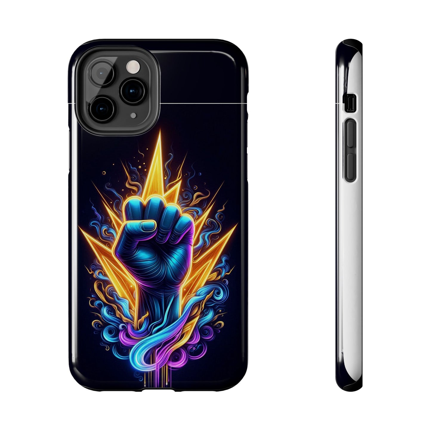 Vibrant Tough Phone Case, Unique Phone Protector, Gift for Him, Colorful Smartphone Cover, Inspirational Design