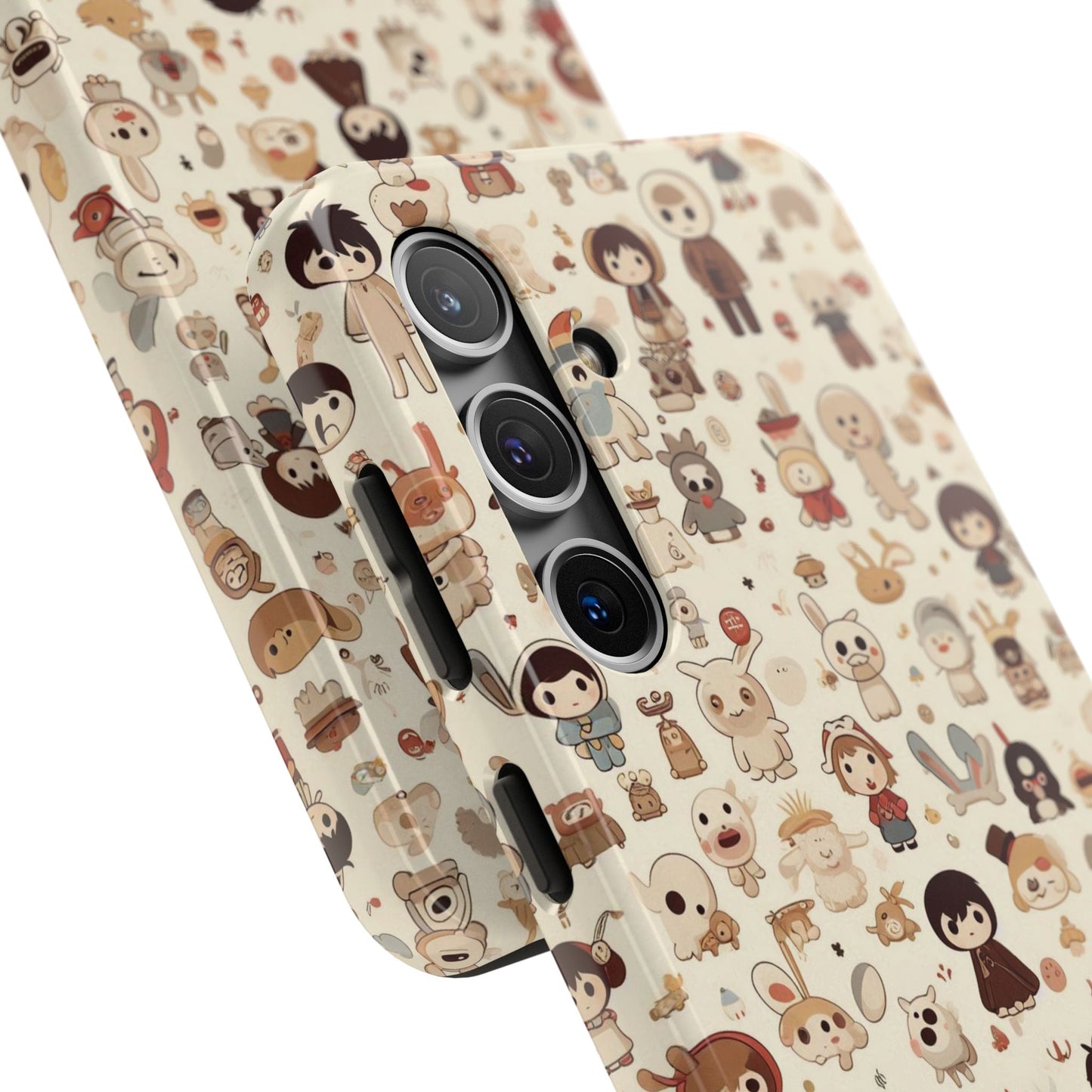Cute Character Phone Case, Durable Phone Cover, Kawaii Phone Cases, Unique Phone Accessories, Gift for Kids and Teens