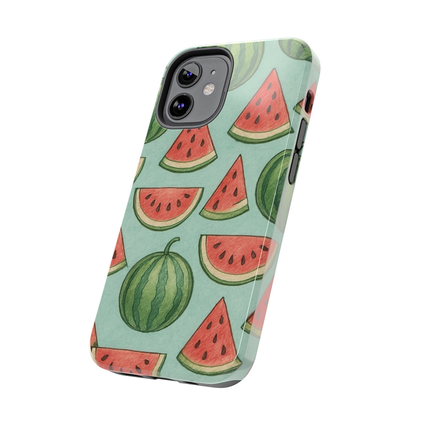 Fun Watermelon Phone Cases, Summer Phone Cover, Cute Fruit Case, Unique Cell Phone Accessory, Gift for Her, Phone Protection