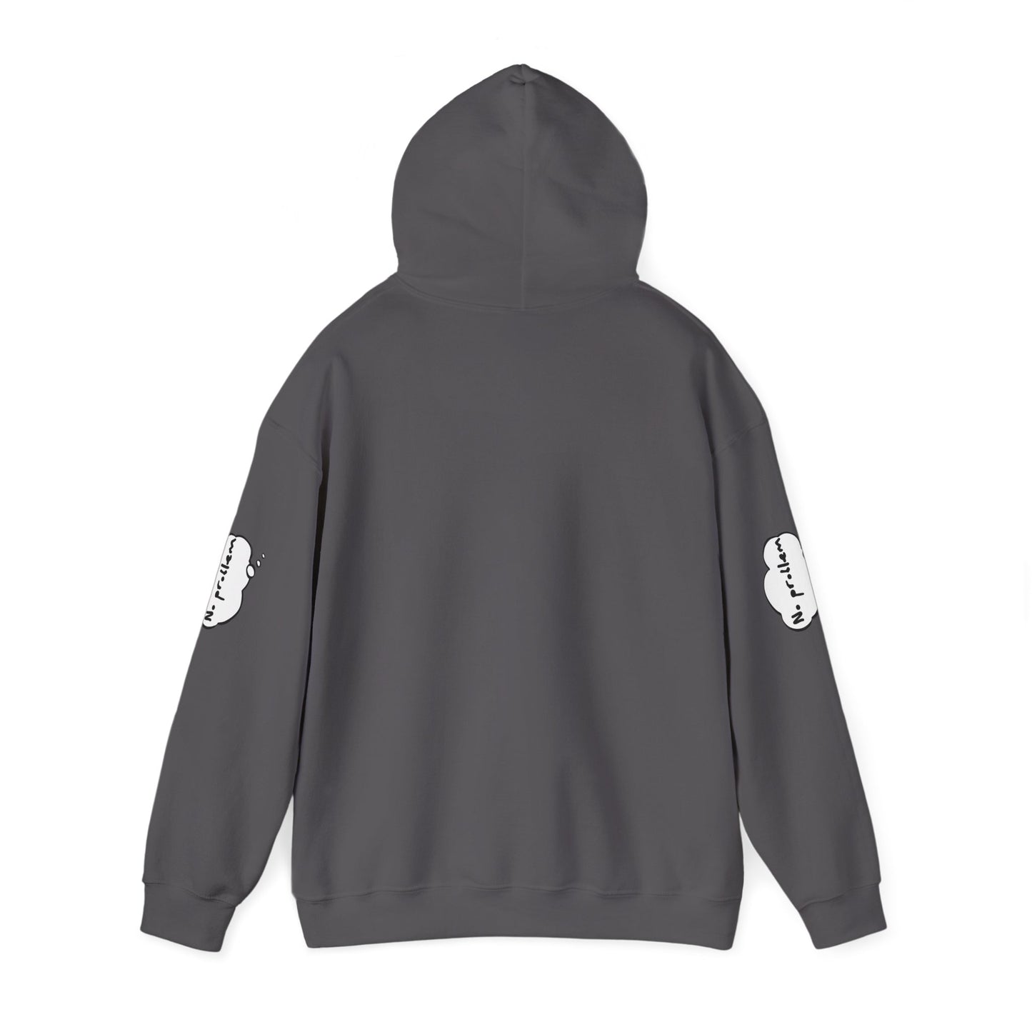 Japanese-Inspired Unisex Heavy Blend™ Hoodie - Minimalist Cloud & Circle Design