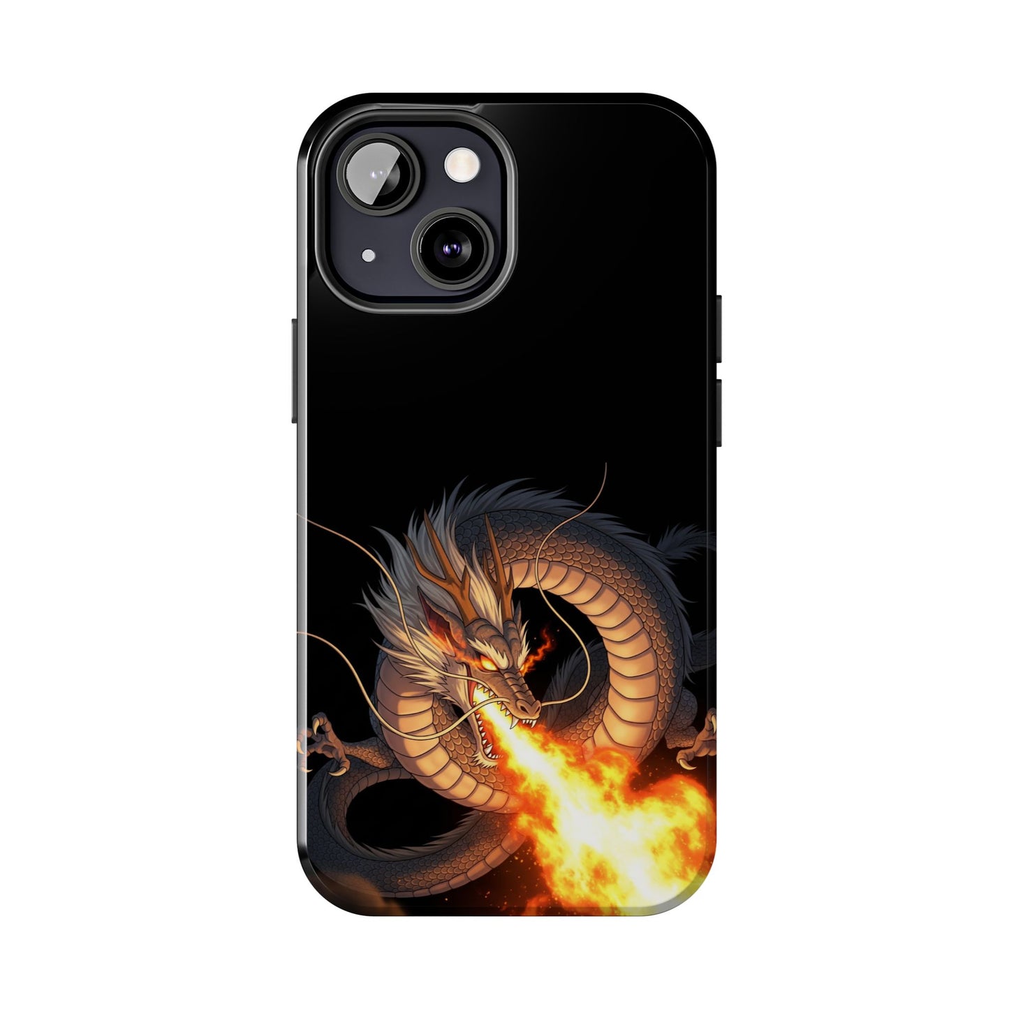 Dragon Fire Phone Case | Tough & Stylish, Perfect for Gamers, Gift for Tech Lovers, Protective Accessory, Adjustable Fit