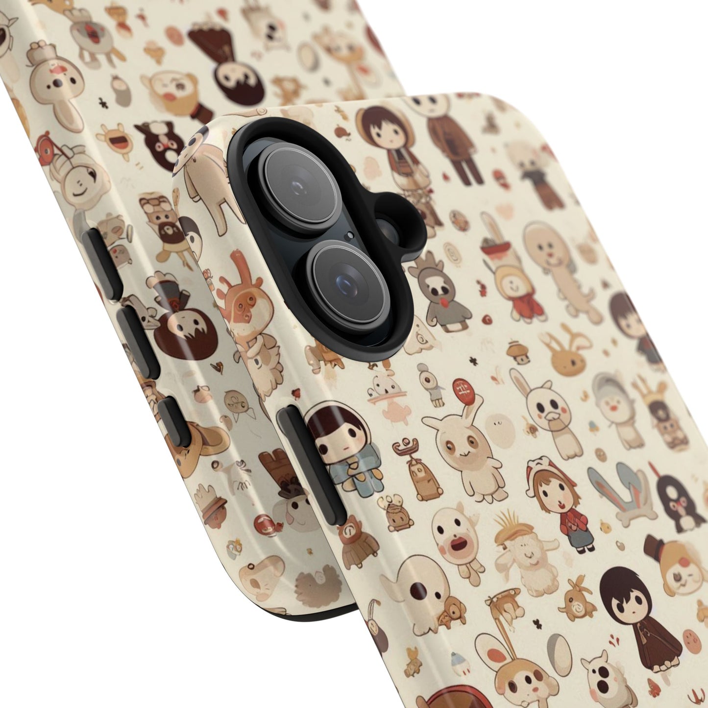 Cute Character Phone Case, Durable Phone Cover, Kawaii Phone Cases, Unique Phone Accessories, Gift for Kids and Teens