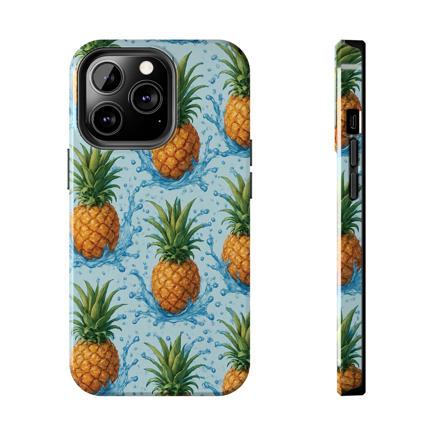 Tropical Pineapple Phone Case, Tough Phone Case, Pineapple Lovers Gift, Summer Vibe Accessory, Cute Phone Cover, Vacation Essentials