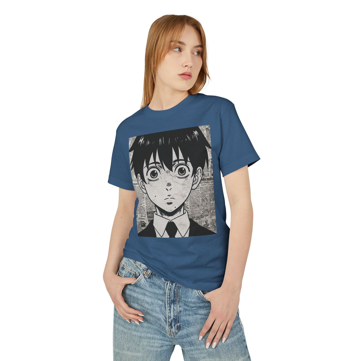 Anime Inspired Heavyweight Cotton Tee | Casual Streetwear, Gift for Fans, Graphic Tee, Comfortable Everyday Wear, Unique Style