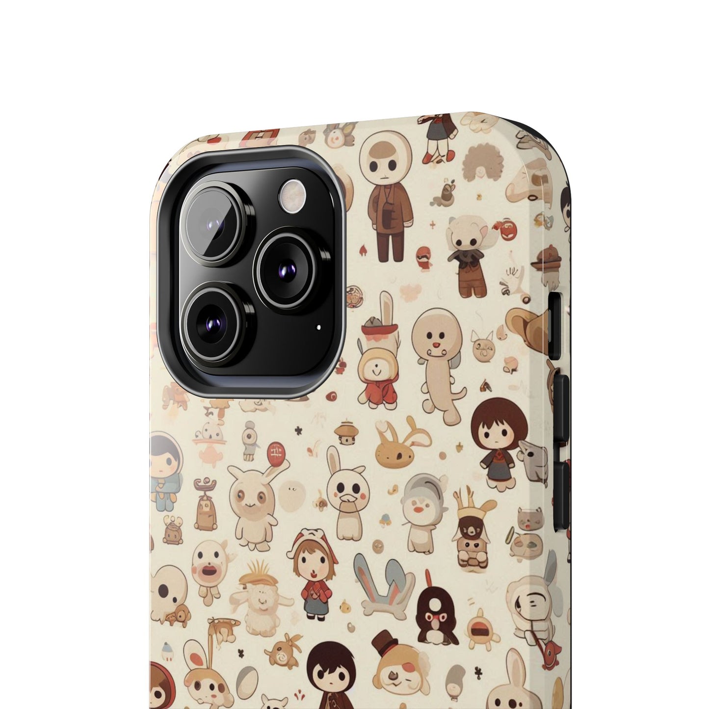 Cute Character Phone Case, Durable Phone Cover, Kawaii Phone Cases, Unique Phone Accessories, Gift for Kids and Teens