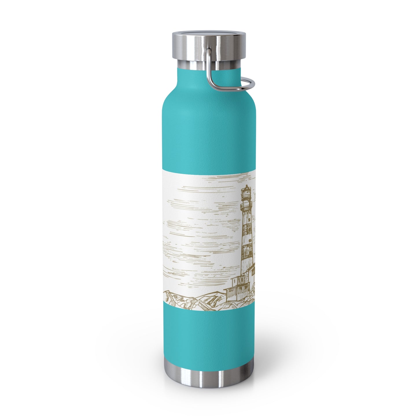Lighthouse Insulated Water Bottle - 22oz Copper Vacuum Flask