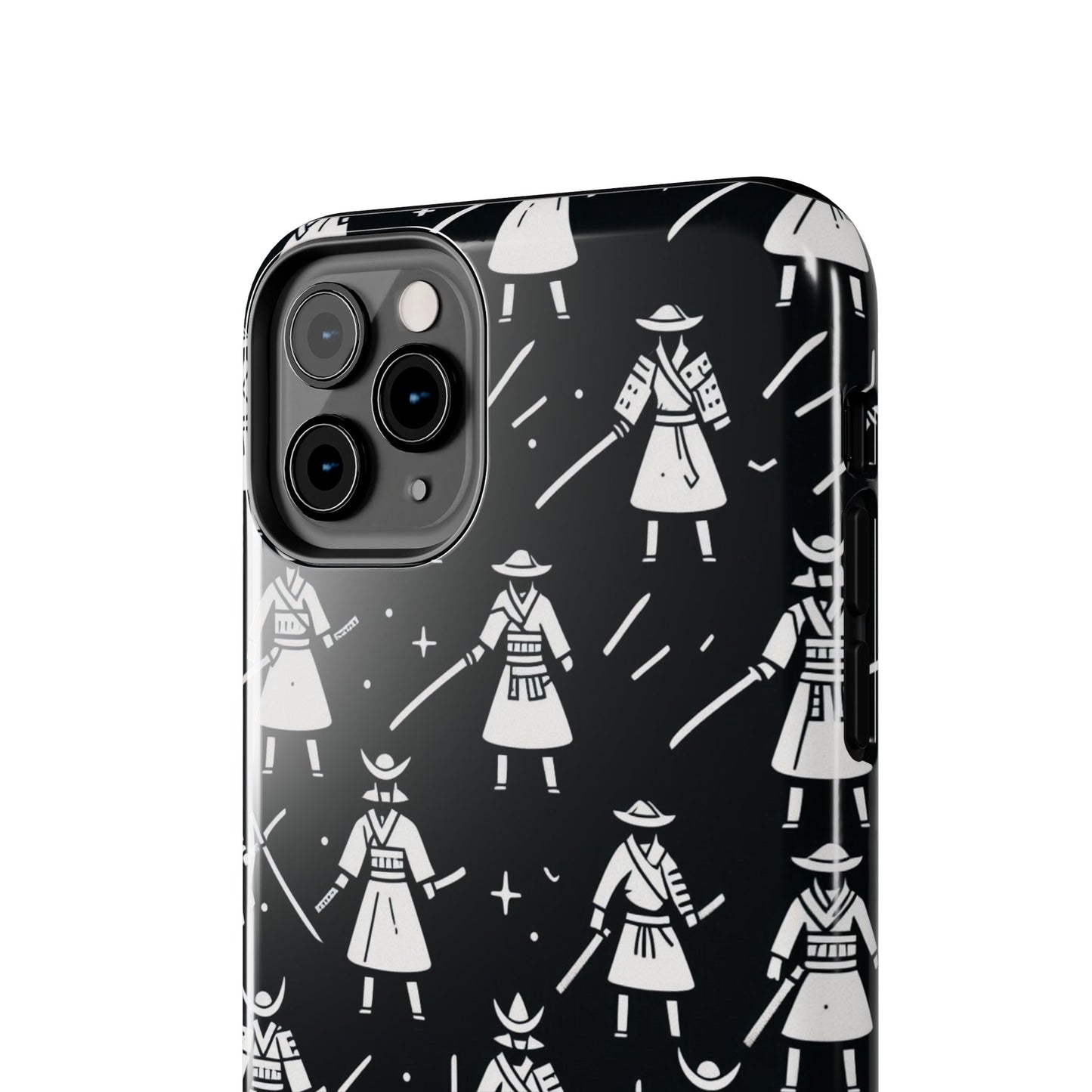 Warrior Pattern Tough Phone Cases, Durable Phone Cover, Unique Gift for Gamers, Protection from Drops, Stylish Phone Accessories