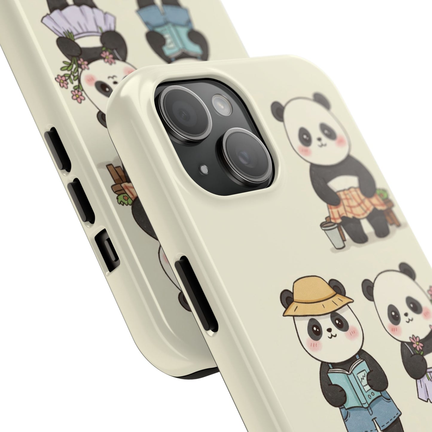 Cute Panda Tough Phone Cases | Stylish Phone Cover, Gifts for Animal Lovers, Kids Accessories, Cute Phone Protector, Fun Design
