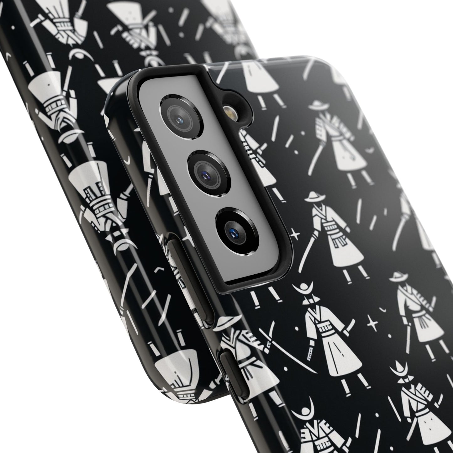 Warrior Pattern Tough Phone Cases, Durable Phone Cover, Unique Gift for Gamers, Protection from Drops, Stylish Phone Accessories